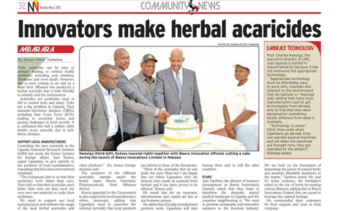 Innovating for Animal Health: Bwera Innovations in the Spotlight